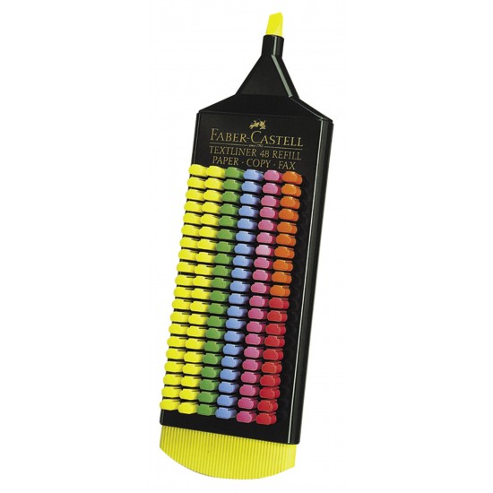 DISPLAY 120 BUC TEXTMARKER DIVERSE CULORI 1548 FABER-CASTEL
