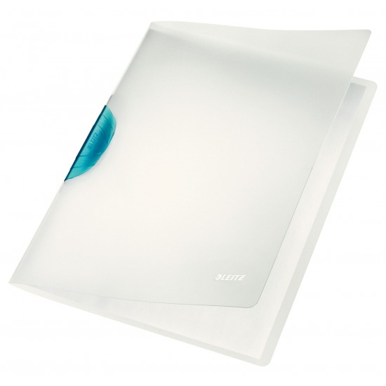 DOSAR PLASTIC CU CLIP ALBASTRU DESCHIS MAGIC LEITZ