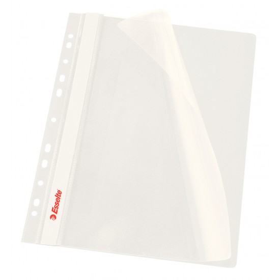 DOSAR PLASTIC CU SINA SI MULTIPERFORATII ALB ESSELTE
