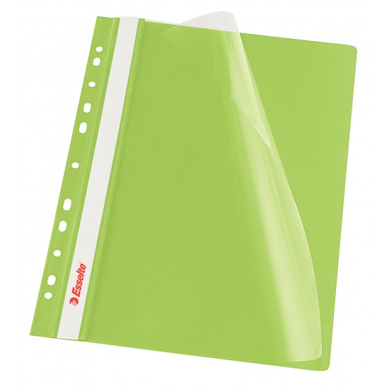 DOSAR PLASTIC CU SINA SI MULTIPERFORATII VERDE ESSELTE