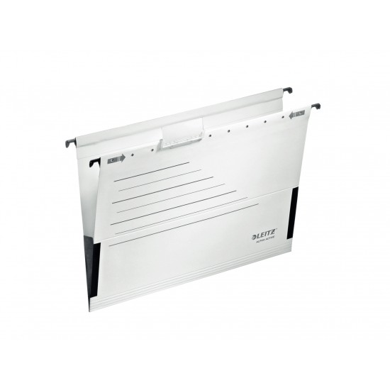 DOSAR SUSPENDABIL CU BURDUF ALB 5/SET ALPHA ACTIVE LEITZ