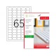 ETICHETE 65/A4 38.1*21.2MM COLTURI ROTUNDE 100/TOP TANEX