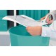 FOARFECA BIROU 20.5CM TURCOAZ METALIZAT WOW TITANIUM LEITZ
