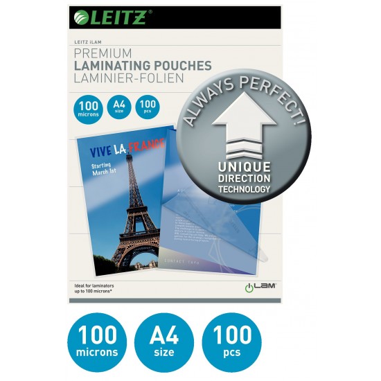 FOLIE A4 100 MICRONI 100/TOP UDT LEITZ