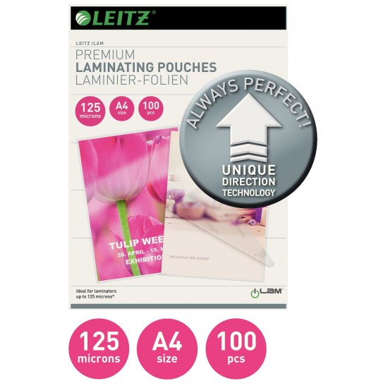 FOLIE A4 125 MICRONI 100/TOP UDT LEITZ
