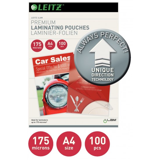 FOLIE A4 175 MICRONI 100/TOP UDT LEITZ