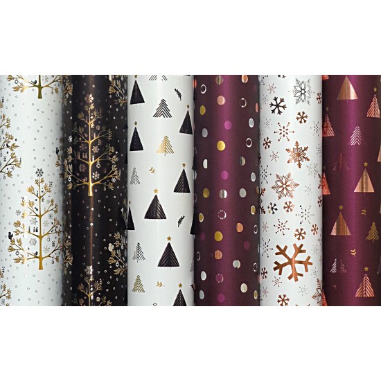 HARTIE AMBALAJ ROLA 70CM X 1.5M SHINY TREES ROTOLUX