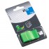 INDEX ADEZIV PLASTIC 25*43MM 50 FILE VERDE INFO NOTES