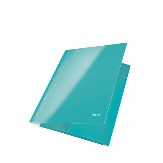 MAPA CARTON CU ELASTIC TURCOAZ METALIZAT WOW LEITZ