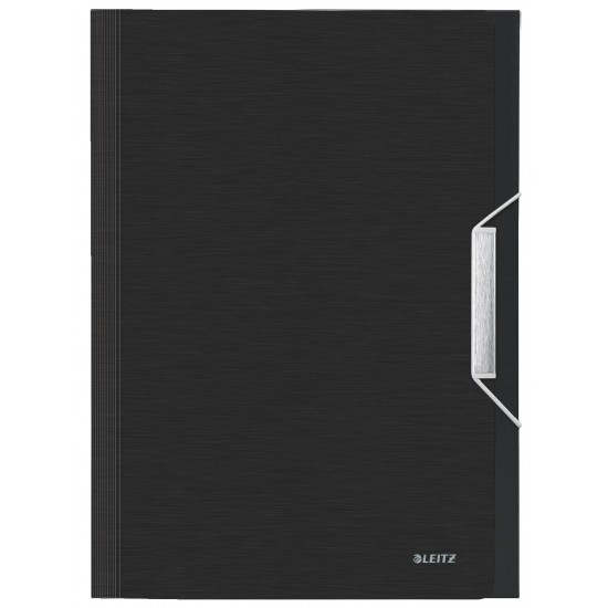 MAPA PLASTIC 6 COMPARTIMENTE NEGRU-SATIN TIP PROIECT STYLE LEITZ