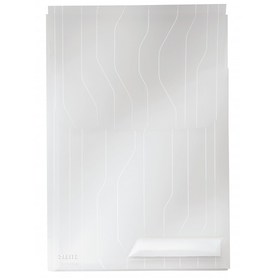 MAPA PLASTIC CU BURDUF 2CM TRANSPARENTA 3/SET COMBIFILE LEITZ