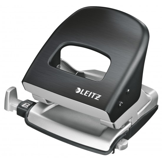 PERFORATOR 30 COLI MODEL 5006 METALIC NEGRU STYLE LEITZ