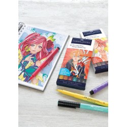 PITT ARTIST PEN MANGA SET 6 KAIORO 2019 FABER-CASTELL