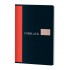 CAIET A4 60 FILE DICTANDO 70 GR COPERTA ROSIE UNIBLACK PIGNA