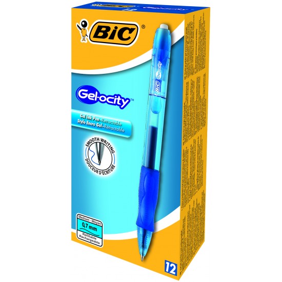 ROLLER GEL VELOCITY CLIC ALBASTRU BIC