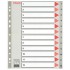 SEPARATOARE INDEX PLASTIC 1-12 MAXI ESSELTE