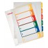 SEPARATOARE INDEX PLASTIC 1-6 IMPRIMABIL ESSELTE