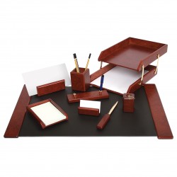 SET DE BIROU DIN LEMN VISINIU 9 PIESE