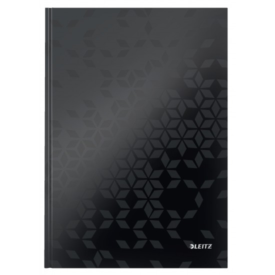 CAIET BIROU A4 DR NEGRU COPERTA CARTON WOW LEITZ CAIET BIROU A4 DR NEGRU COPERTA CARTON WOW LEITZ