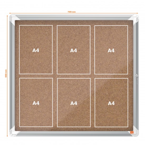 AVIZIER PLUTA 6*A4 CARCASA PT INTERIOR METALICA NOBO AVIZIER PLUTA 6*A4 CARCASA PT INTERIOR METALICA NOBO