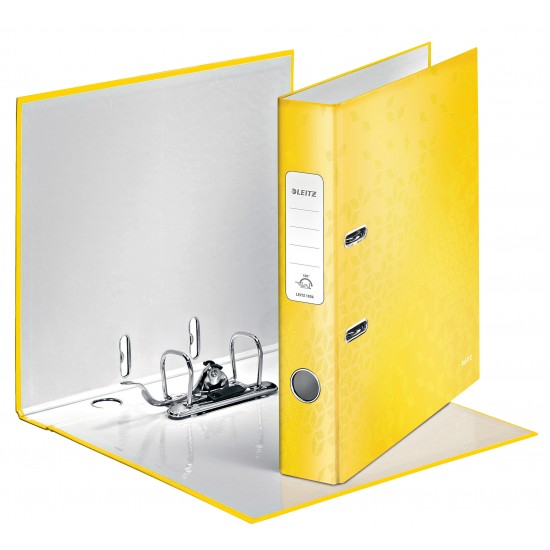 BIBLIORAFT PLASTIFIAT 5.2 CM 180GRADE GALBEN WOW LEITZ BIBLIORAFT PLASTIFIAT 5.2 CM 180GRADE GALBEN WOW LEITZ