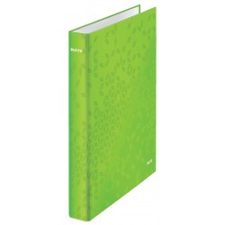 CAIET MECANIC A4 2 INELE 25MM/40MM VERDE WOW LEITZ