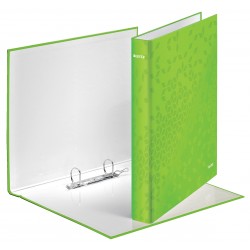 CAIET MECANIC A4 2 INELE 25MM/40MM VERDE WOW LEITZ