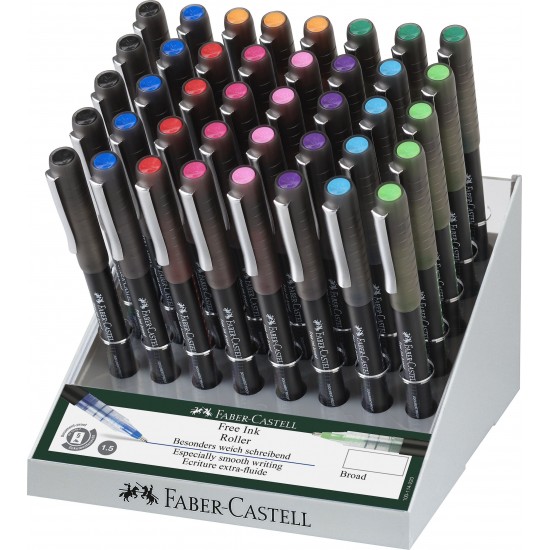 DISPLAY 40 BUC ROLLER FREE INK 1.5MM FABER-CASTELL