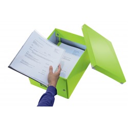 CUTIE DEPOZITARE MEDIE VERDE CLICK&STORE LEITZ