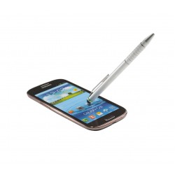 PIX STYLUS 2 IN 1 PENTRU TOUCHSCREEN ARGINTIU LEITZ