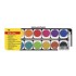 ACUARELE 12 CULORI DETASABILE + PENSULA+TUB ALB EBERHARD FABER