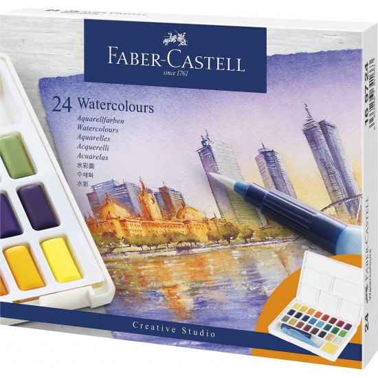 ACUARELE 24 CULORI CREATIVE STUDIO FABER-CASTELL ACUARELE 24 CULORI CREATIVE STUDIO FABER-CASTELL