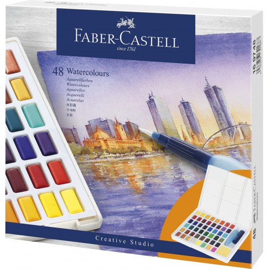 ACUARELE 48 CULORI CREATIVE STUDIO FABER-CASTELL ACUARELE 48 CULORI CREATIVE STUDIO FABER-CASTELL