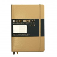 AGENDA SAPTAMANALA+CAIET A5 2019 AURIU LEUCHTTURM