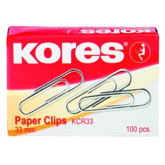 AGRAFE METAL 33MM 100/CUTIE KORES AGRAFE METAL 33MM 100/CUTIE KORES