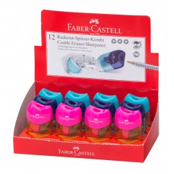 ASCUTITOARE PLASTIC CU RADIERA TREND 2019 FABER-CASTELL