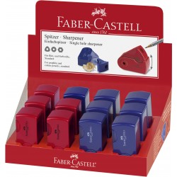 ASCUTITOARE PLASTIC SIMPLA SLEEVE-MINI ROSIE/ALBASTRA FABER-CASTELL