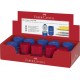 ASCUTITOARE TRIPLA GRIP 2001 ROSIE/ALBASTRA FABER-CASTELL