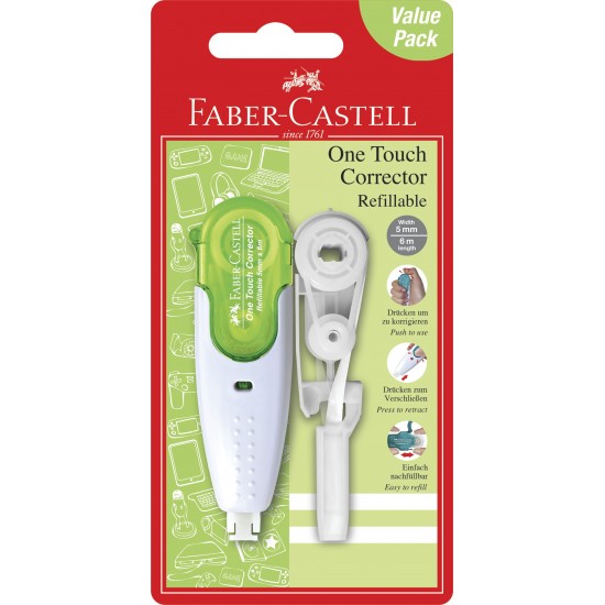 BANDA CORECTOARE + REZERVA 5MM*6M FABER-CASTELL BANDA CORECTOARE + REZERVA 5MM*6M FABER-CASTELL