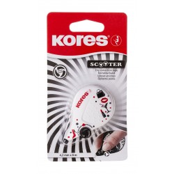 BANDA CORECTOARE 4,2MM*8M SCOOTER BLACK WHITE KORES