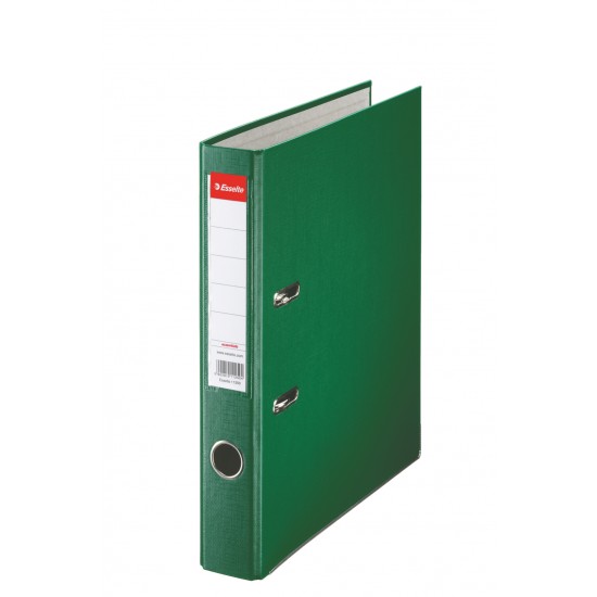 BIBLIORAFT PLASTIFIAT 5CM VERDE ECONOMY ESSELTE