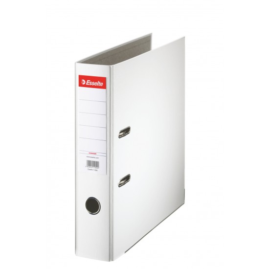 BIBLIORAFT PLASTIFIAT 7.5CM ALB ECONOMY ESSELTE