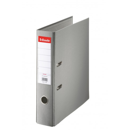 BIBLIORAFT PLASTIFIAT 7.5CM GRI ECONOMY ESSELTE