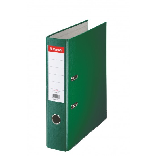 BIBLIORAFT PLASTIFIAT 7.5CM VERDE ECONOMY ESSELTE