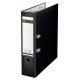 BIBLIORAFT PLASTIFIAT 8CM 180GRADE NEGRU LEITZ