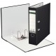 BIBLIORAFT PLASTIFIAT 8CM 180GRADE NEGRU LEITZ