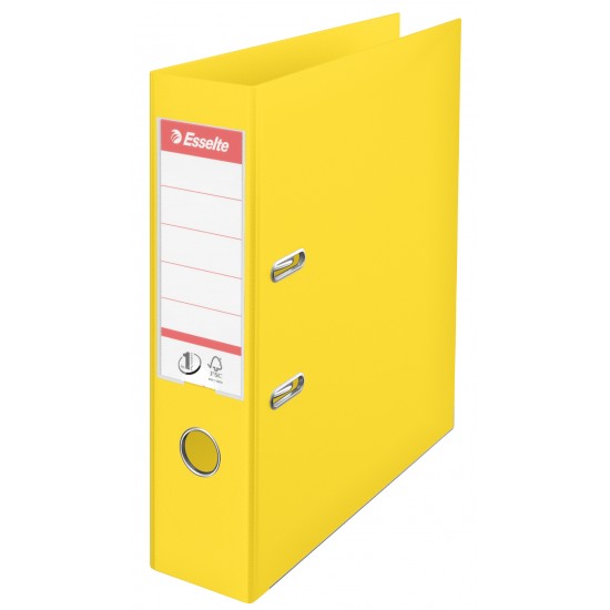 BIBLIORAFT PLASTIFIAT INT-EXT 7.5CM GALBEN VIVIDA NR1 ESSELTE