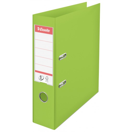 BIBLIORAFT PLASTIFIAT INT-EXT 7.5CM VERDE VIVIDA NR1 ESSELTE BIBLIORAFT PLASTIFIAT INT-EXT 7.5CM VERDE VIVIDA NR1 ESSELTE