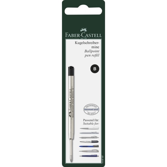 BLISTER REZERVA PIX METAL B NEAGRA FABER-CASTELL BLISTER REZERVA PIX METAL B NEAGRA FABER-CASTELL