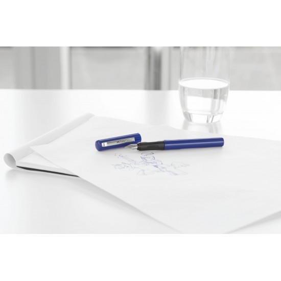 BLISTER STILOU SCOLAR ALBASTRU + 6 CARTUSE FABER-CASTELL BLISTER STILOU SCOLAR ALBASTRU + 6 CARTUSE FABER-CASTELL
